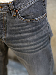 Nudie Jeans Steady Eddie II Grey Crosshatch (114944)