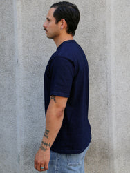 Studio D'Artisan Rope Dyed Tee – Indigo (8199)