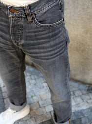 Nudie Jeans Steady Eddie II Grey Crosshatch (114944)
