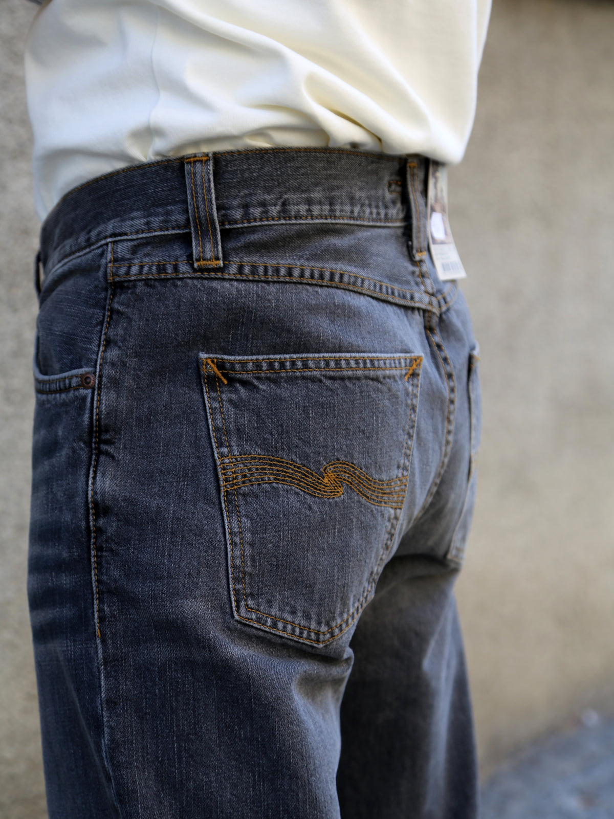 Nudie Jeans Steady Eddie II Grey Crosshatch (114944)