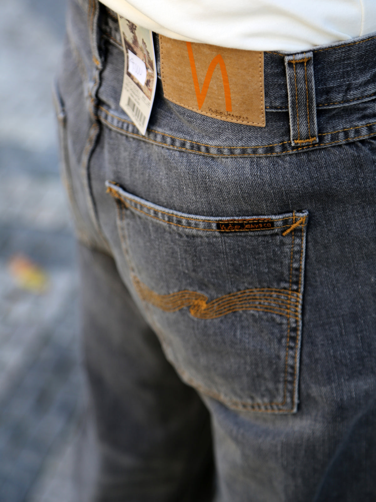 Nudie Jeans Steady Eddie II Grey Crosshatch (114944)
