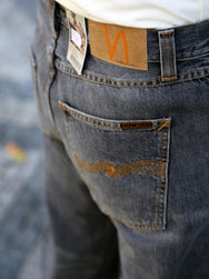 Nudie Jeans Steady Eddie II Grey Crosshatch (114944)