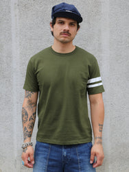 Momotaro 8.5oz Zimbabwe Cotton Short Sleeve T-Shirt – Green (MHTS0002)