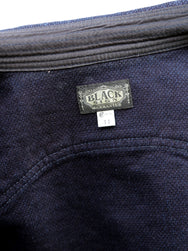 Black Sign 1930s Sashiko Indigo Pigpen Jacket - Dark Indigo (BSFJ-23413)