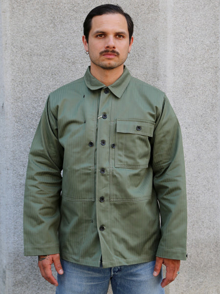 The Real McCOY's P-44 Utility Coat – Sage Green (MJ23011-154)