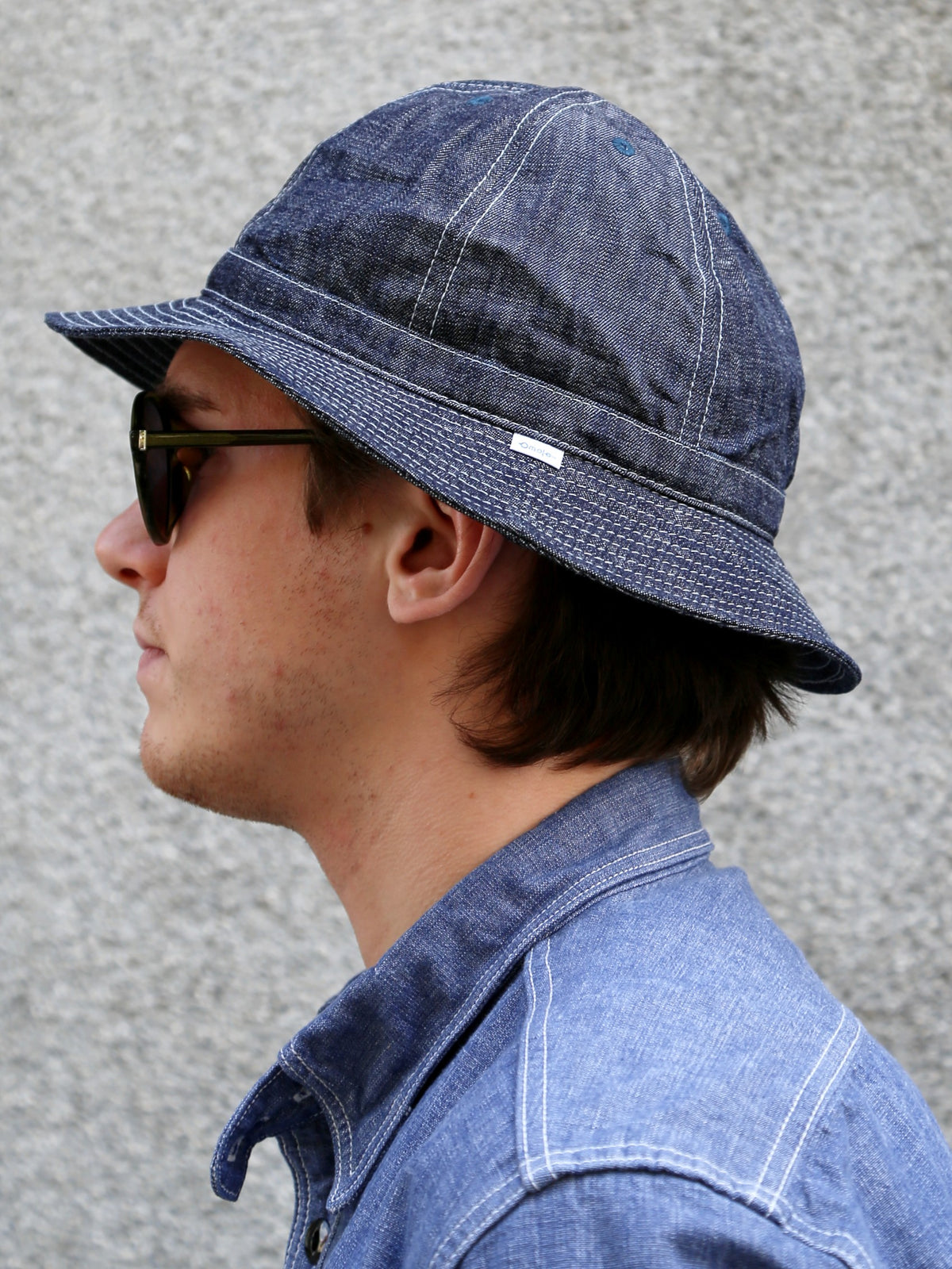 Omoto Denim 10oz Denim 6 Panel Hat – Indigo (9001)