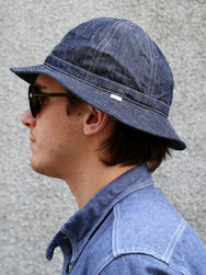 Omoto Denim 10oz Denim 6 Panel Hat – Indigo (9001)