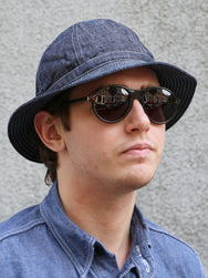 Omoto Denim 10oz Denim 6 Panel Hat – Indigo (9001)