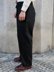 Hansen Garments EMIR Loose Drawstring Pants – Black Parachute (31-64-2)