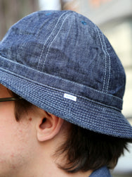 Omoto Denim 10oz Denim 6 Panel Hat – Indigo (9001)