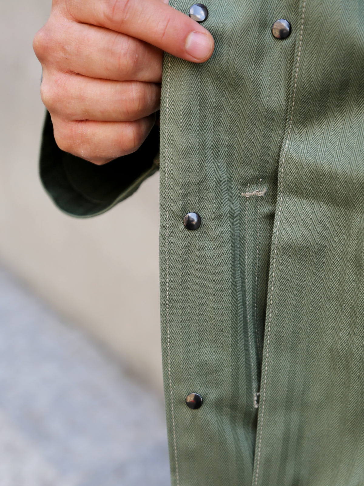 The Real McCOY's P-44 Utility Coat – Sage Green (MJ23011-154)