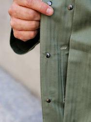 The Real McCOY's P-44 Utility Coat – Sage Green (MJ23011-154)