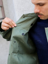 The Real McCOY's P-44 Utility Coat – Sage Green (MJ23011-154)