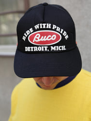 The Real McCOY's Buco Mesh Cap / Buco Oval – Black (BA26001-030)