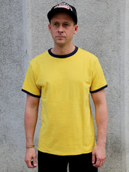 The Real McCOY's U.S.N. Reversible T-Shirt – Navy/Yellow (MC26005-314)