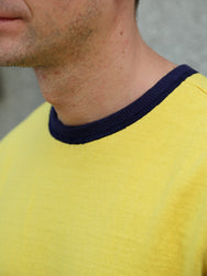 The Real McCOY's U.S.N. Reversible T-Shirt – Navy/Yellow (MC26005-314)