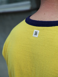 The Real McCOY's U.S.N. Reversible T-Shirt – Navy/Yellow (MC26005-314)