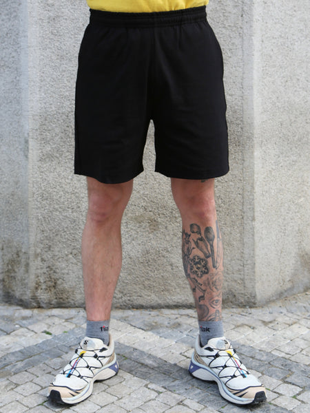 The Real McCOY's Jersey Gym Shorts – Black (MC26037-030)