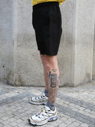 The Real McCOY's Jersey Gym Shorts – Black (MC26037-030)