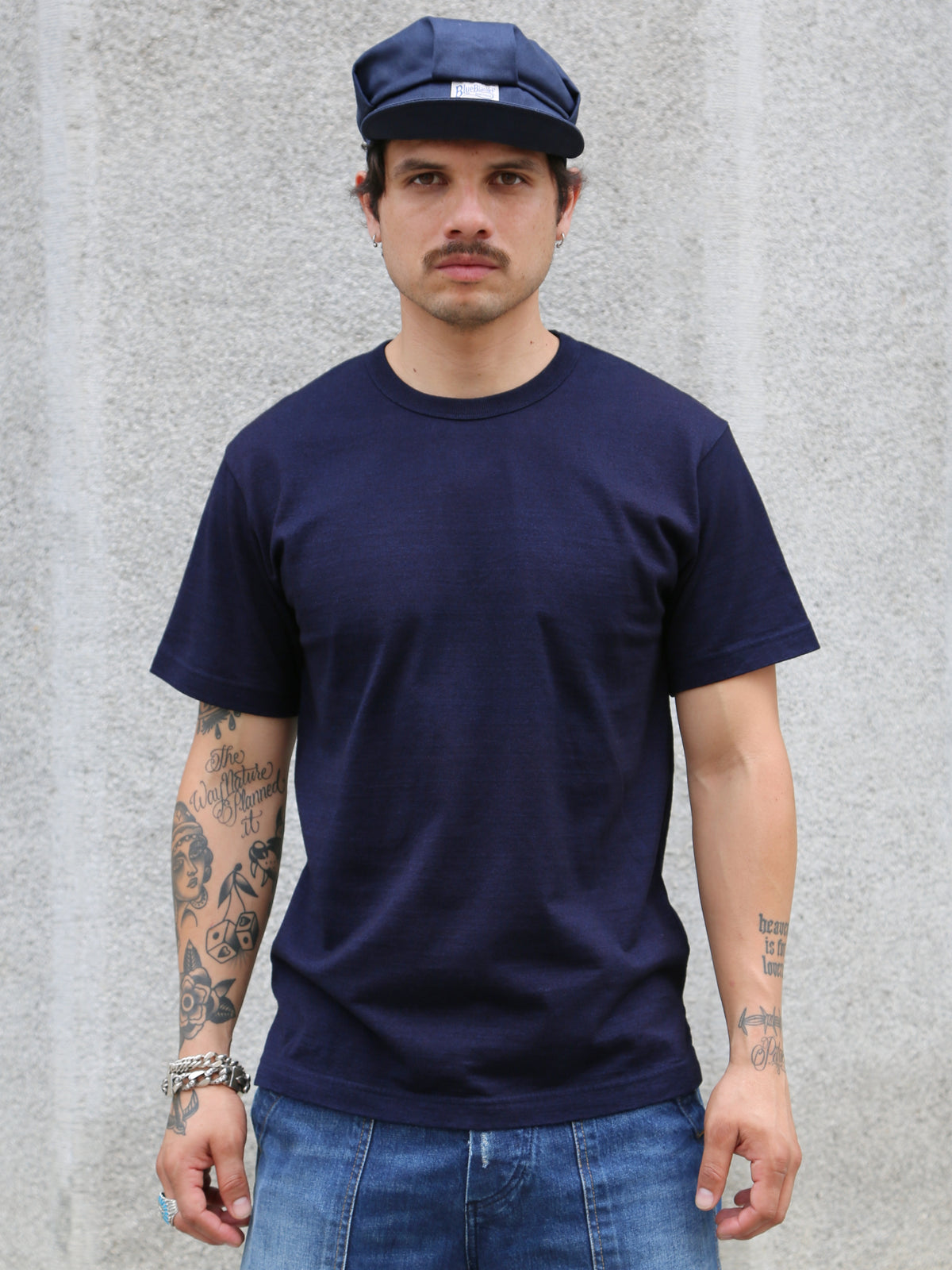 Momotaro Yarn-dyed T-shirt – Indigo (MXTS1006)