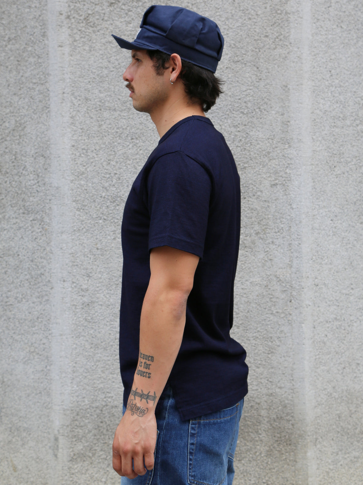 Momotaro Yarn-dyed T-shirt – Indigo (MXTS1006)