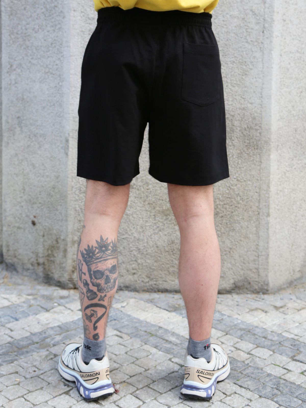 The Real McCOY's Jersey Gym Shorts – Black (MC26037-030)