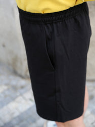 The Real McCOY's Jersey Gym Shorts – Black (MC26037-030)
