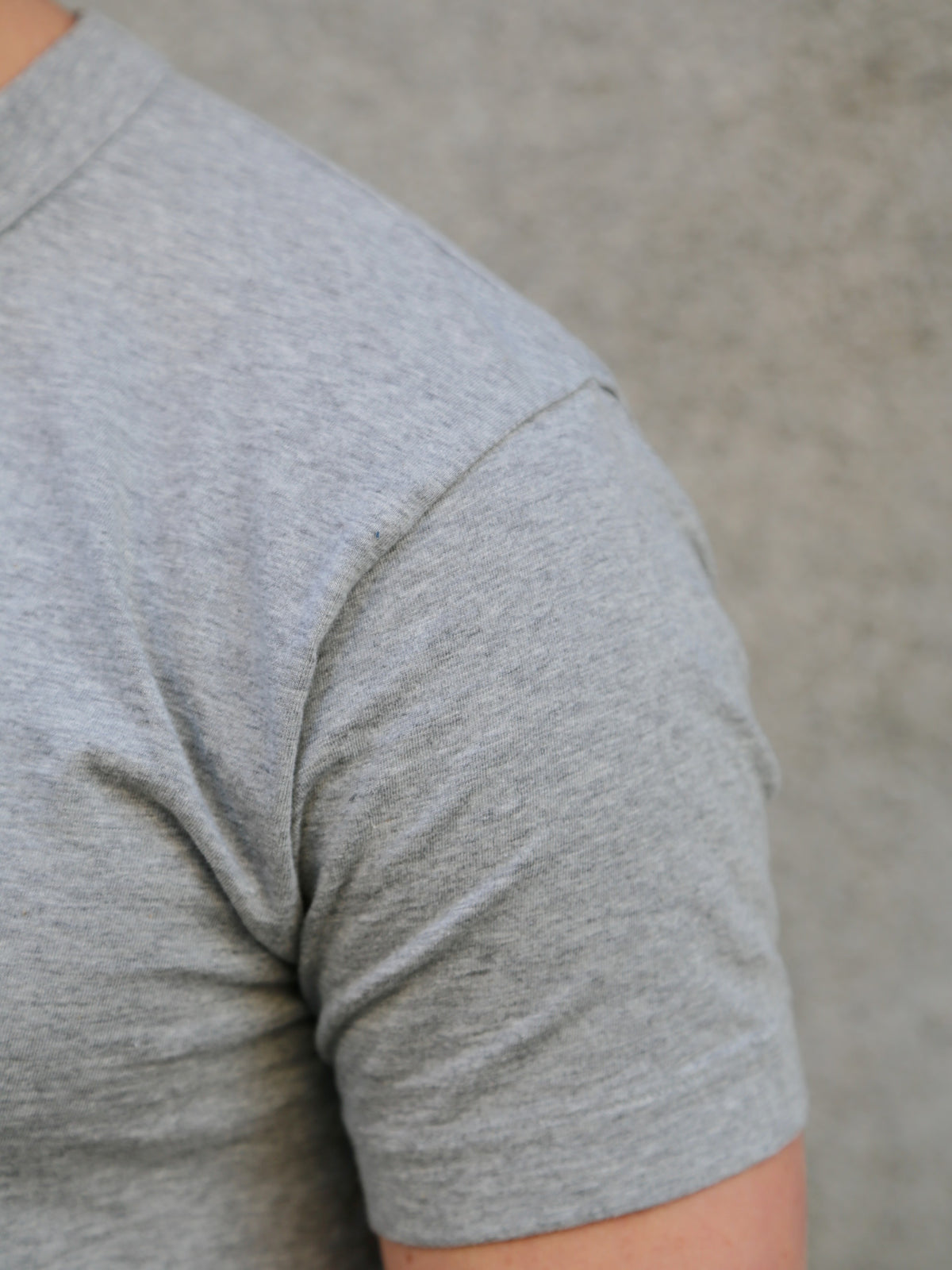 Utilitees 5.5oz Loopwheel Crew Neck T-Shirt – Grey (UTIL-GRY)