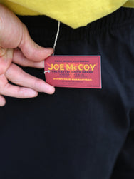 The Real McCOY's Jersey Gym Shorts – Black (MC26037-030)