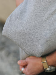 Utilitees 5.5oz Loopwheel Crew Neck T-Shirt – Grey (UTIL-GRY)