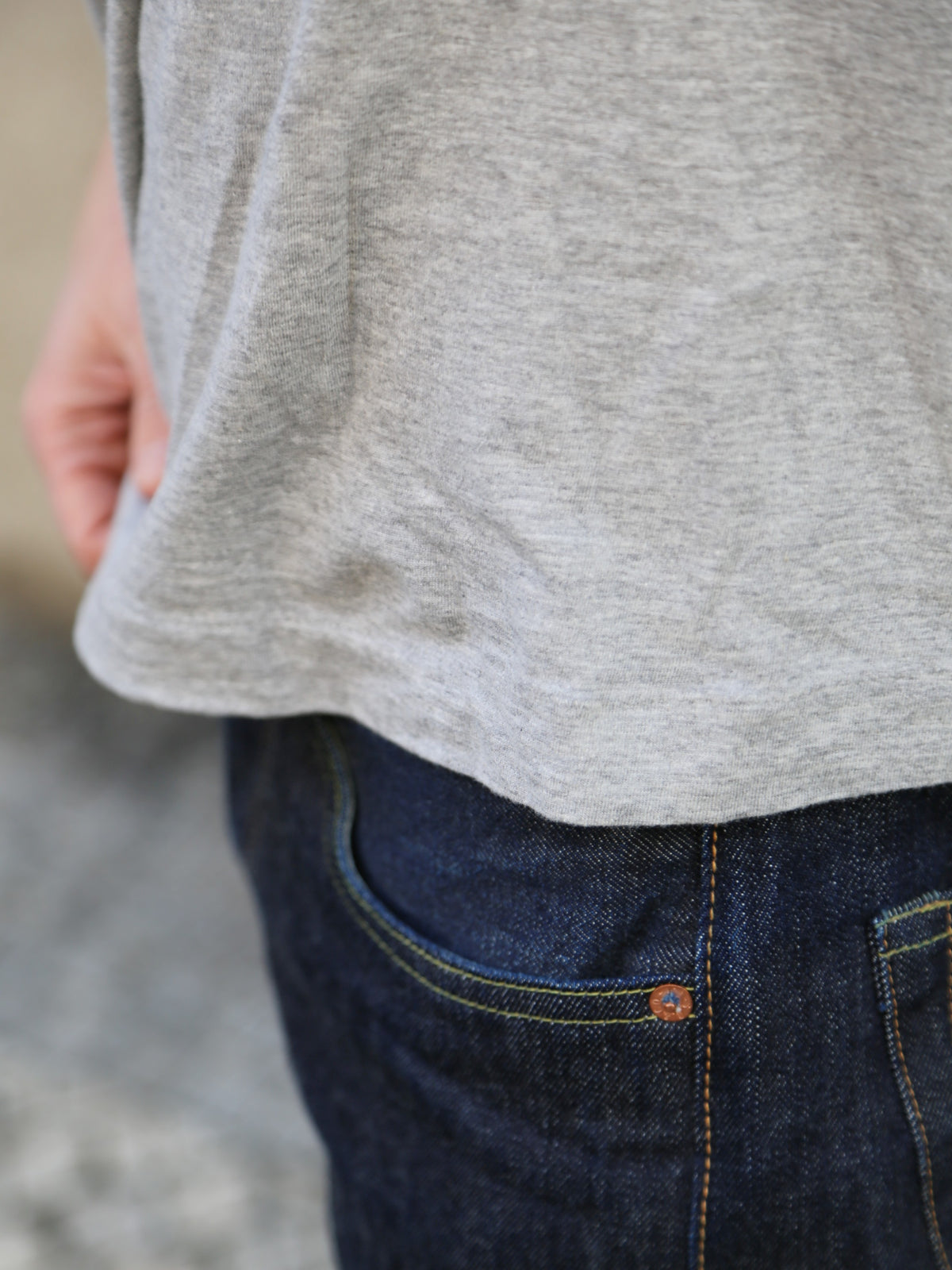 Utilitees 5.5oz Loopwheel Crew Neck T-Shirt – Grey (UTIL-GRY)