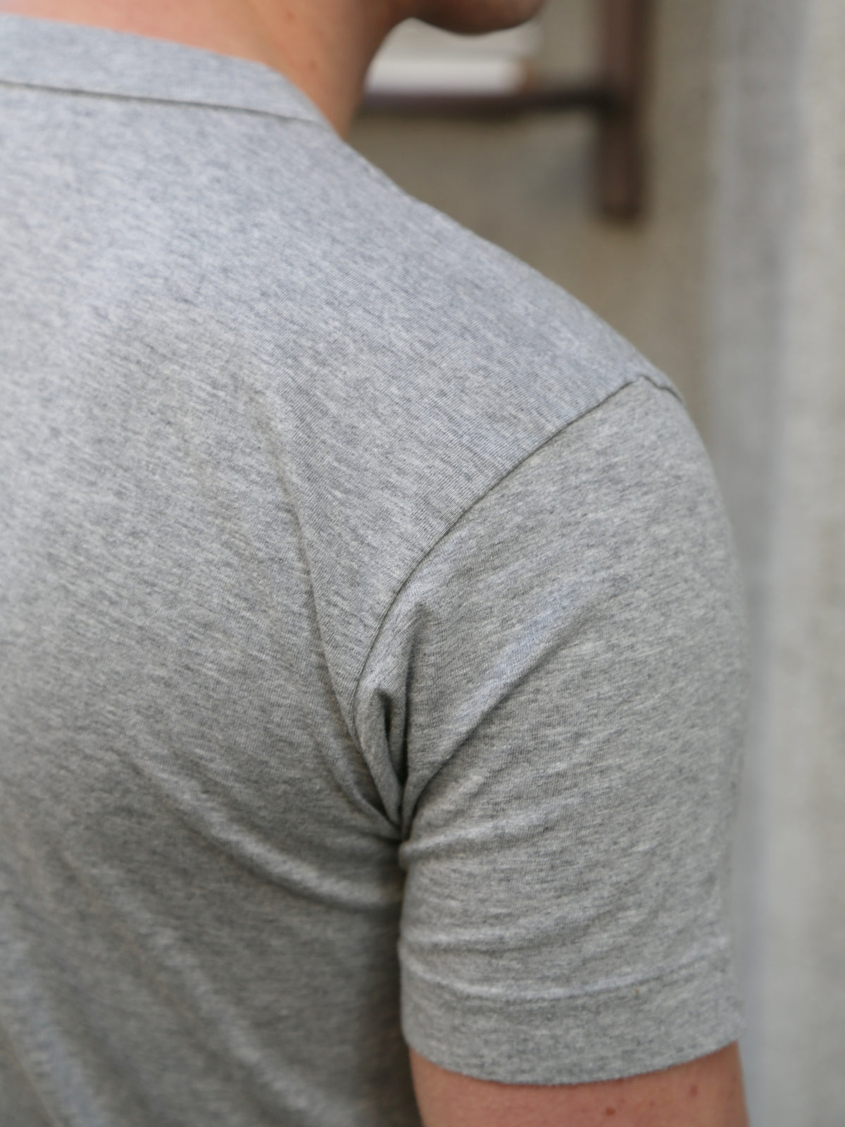 Utilitees 5.5oz Loopwheel Crew Neck T-Shirt – Grey (UTIL-GRY)