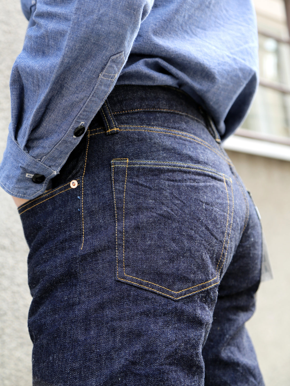 Omoto Denim 13.5oz Straight fit jeans – Indigo (0415)