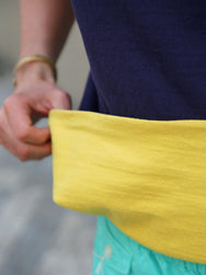 The Real McCOY's U.S.N. Reversible T-Shirt – Navy/Yellow (MC26005-314)