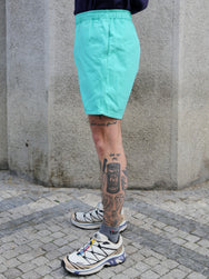 The Real McCOY's Cotton Drill Swim Shorts (Over-Dyed) – Teal (MP22015-111)
