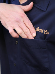 Nudie Jeans Arthur Bowling Shirt 9 Wonders – Navy (140927)