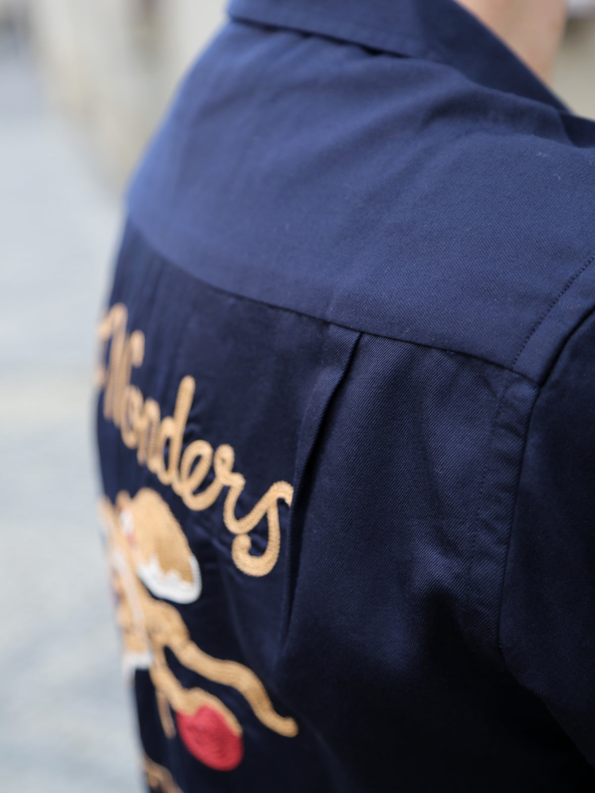 Nudie Jeans Arthur Bowling Shirt 9 Wonders – Navy (140927)