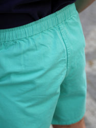 The Real McCOY's Cotton Drill Swim Shorts (Over-Dyed) – Teal (MP22015-111)
