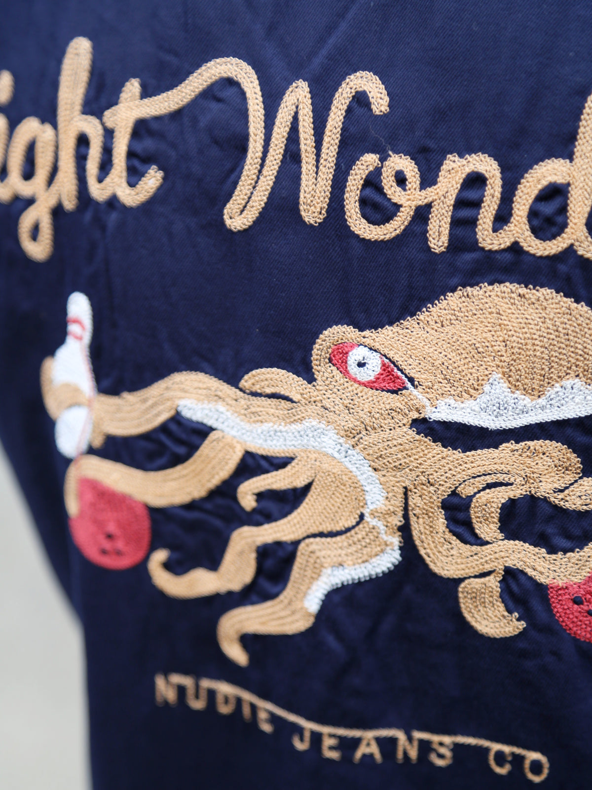 Nudie Jeans Arthur Bowling Shirt 9 Wonders – Navy (140927)