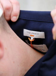 Nudie Jeans Arthur Bowling Shirt 9 Wonders – Navy (140927)