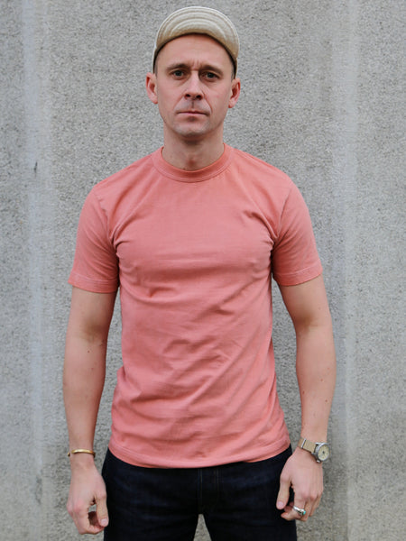 Utilitees 5.5oz Loopwheel Crew Neck T-Shirt – Coral Pink (UTIL-COR)