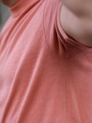 Utilitees 5.5oz Loopwheel Crew Neck T-Shirt – Coral Pink (UTIL-COR)