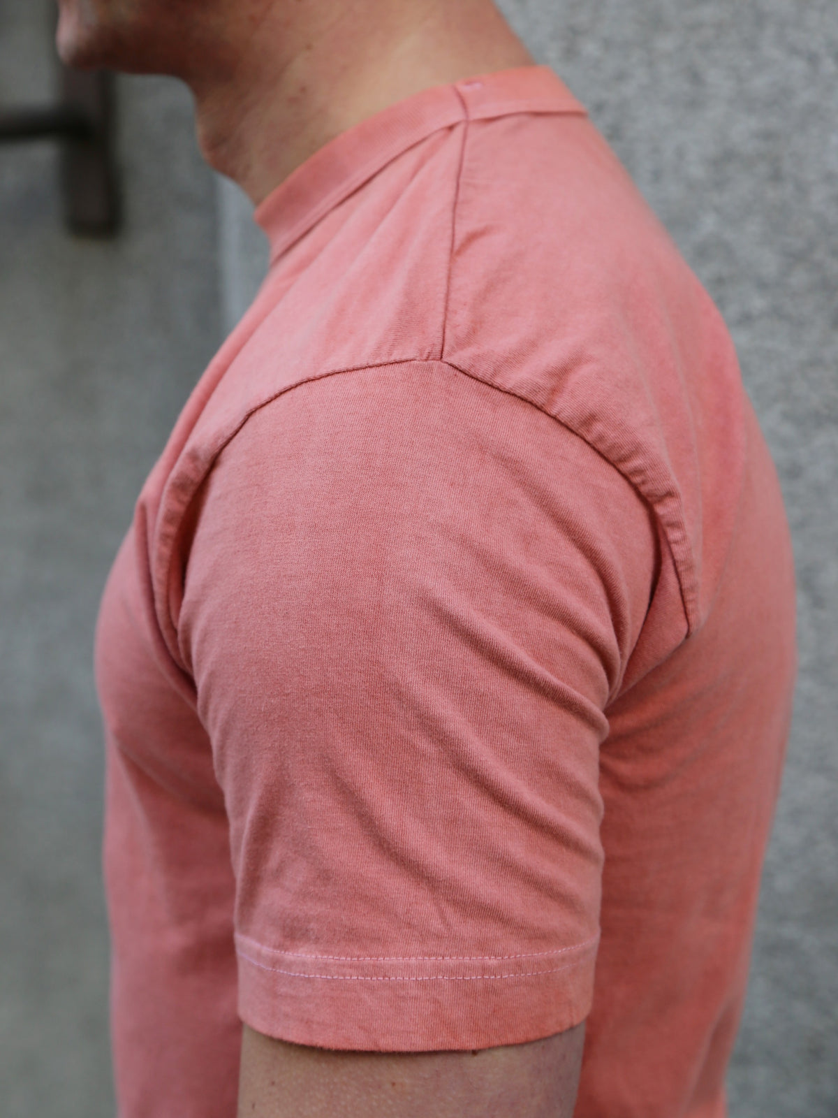 Utilitees 5.5oz Loopwheel Crew Neck T-Shirt – Coral Pink (UTIL-COR)