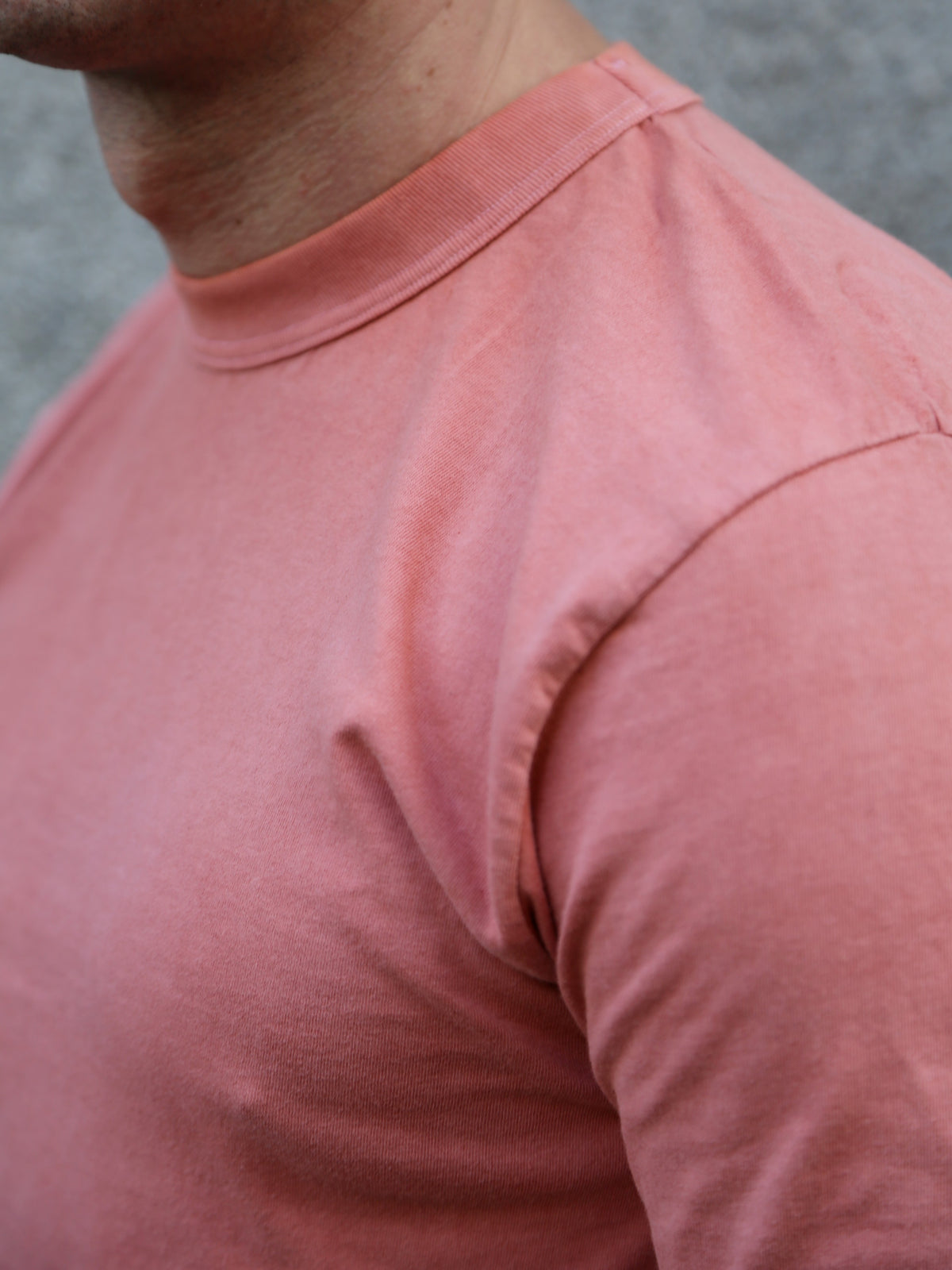 Utilitees 5.5oz Loopwheel Crew Neck T-Shirt – Coral Pink (UTIL-COR)