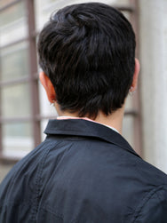 Hansen Garments CHARLIE Easy Two Button Blazer – Black Parachute (31-64-2)