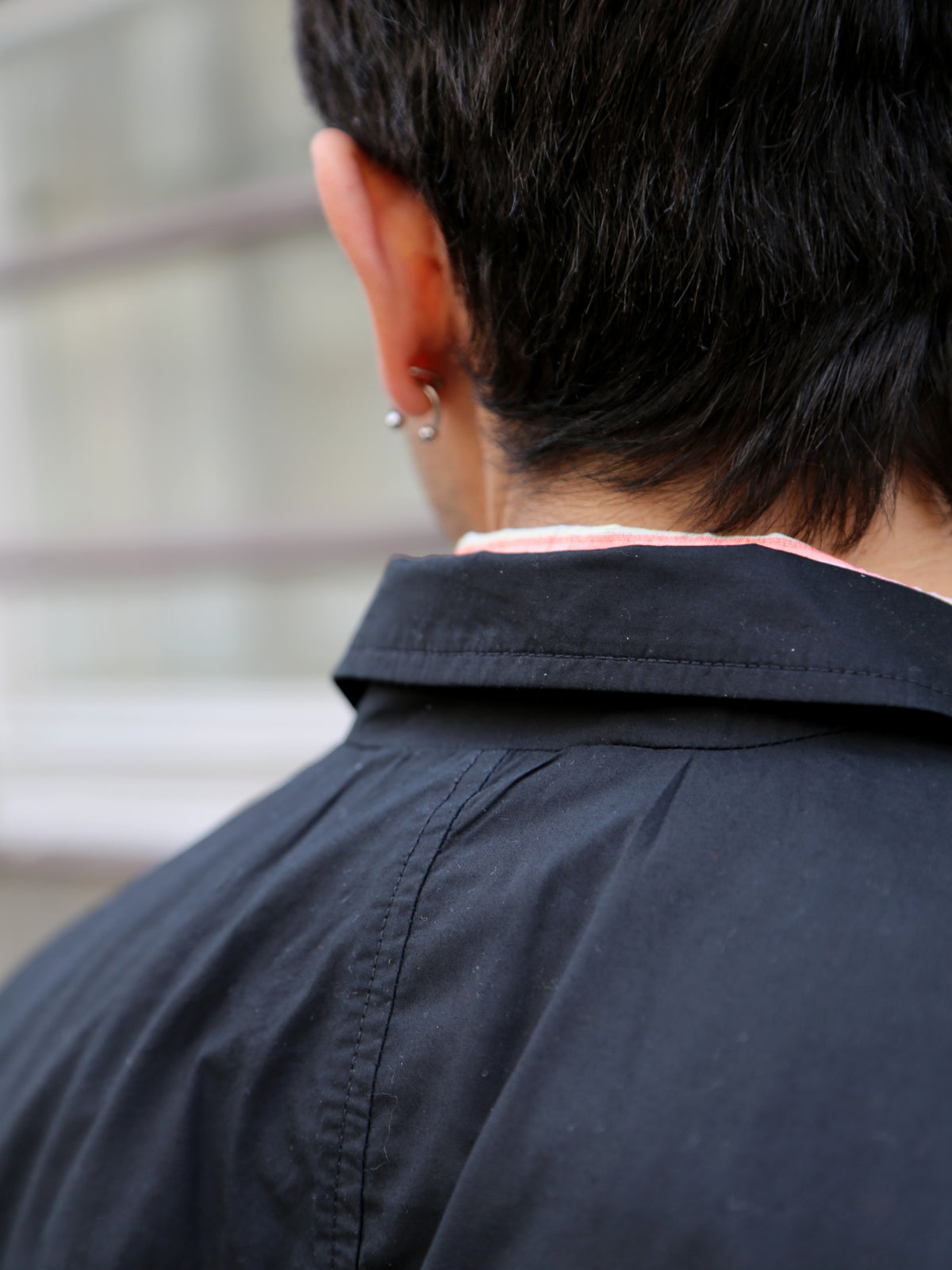 Hansen Garments CHARLIE Easy Two Button Blazer – Black Parachute (31-64-2)