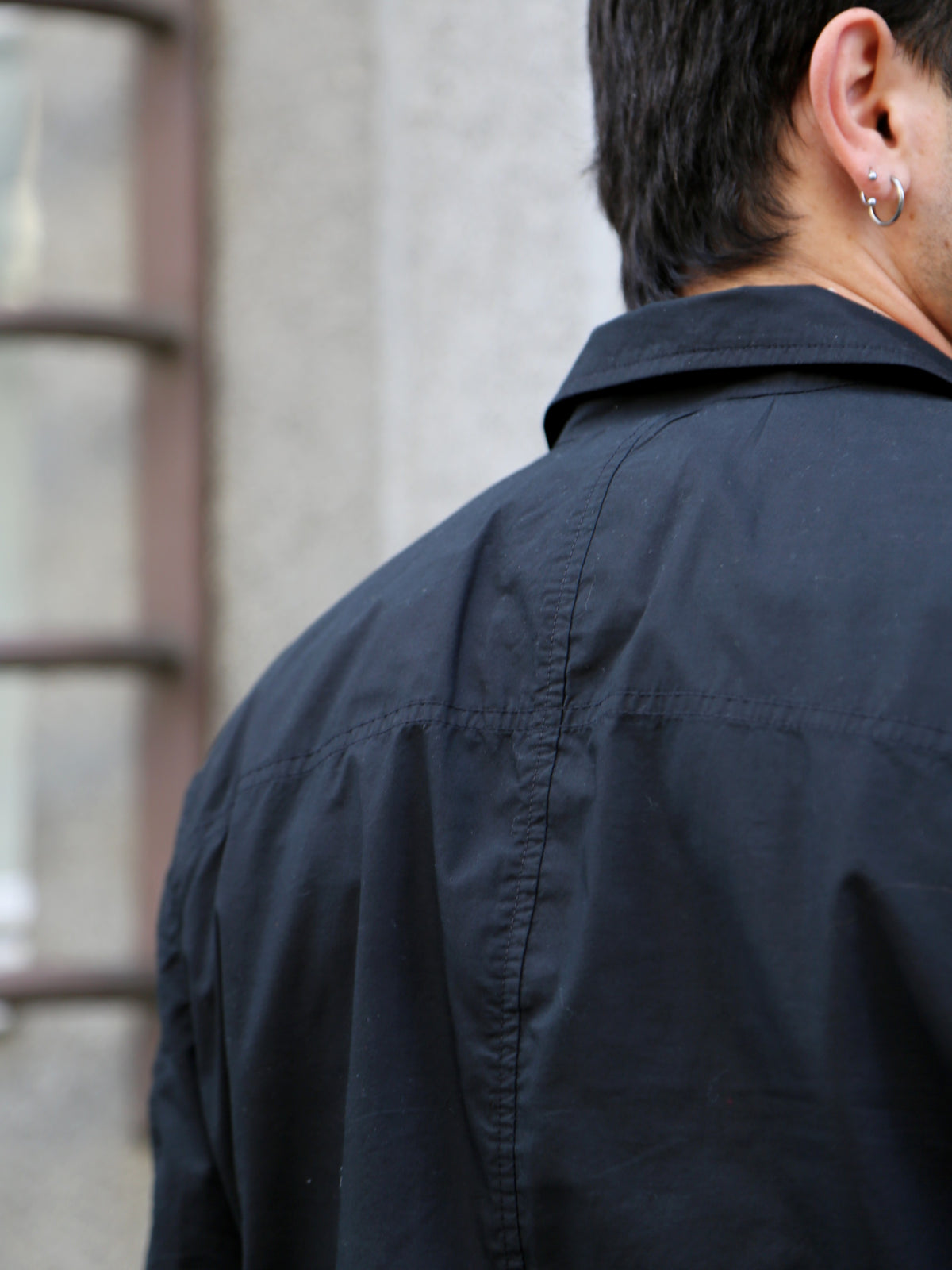 Hansen Garments CHARLIE Easy Two Button Blazer – Black Parachute (31-64-2)