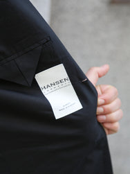 Hansen Garments CHARLIE Easy Two Button Blazer – Black Parachute (31-64-2)