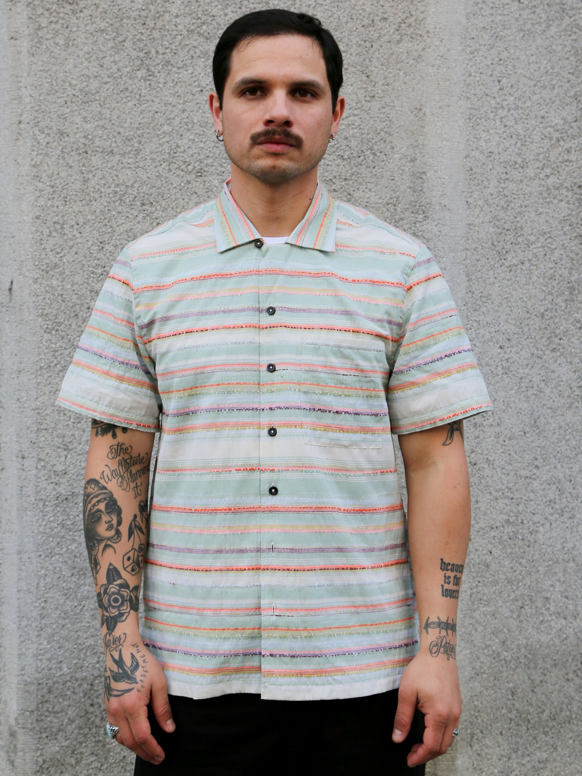 Hansen Garments CALEB Short Sleeve Cabana Shirt – Multiple Colour (31-36-6)