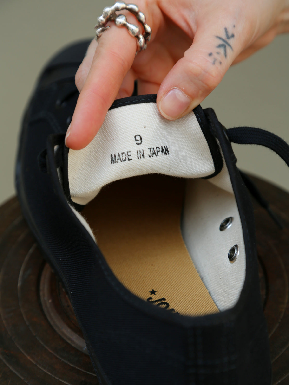 John Lofgren JLB 12oz Champion Sneakers – Solid Black (LK-050)